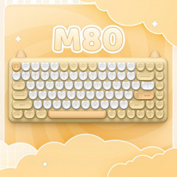 Bàn phím cơ IQUNIX M80 Purry Cat Tabby Wireless Blue Switch 