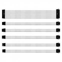 Dây nguồn bọc lưới Coolermaster SLEEVED EXTENSION CABLE KIT ( Pure White )
