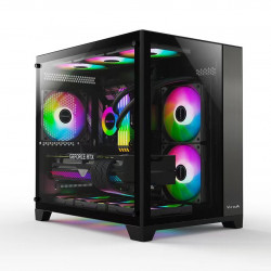 Vỏ Case VITRA CRYSTAL S1 BLACK M-ATX