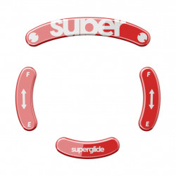 Feet chuột Pulsar Superglide - Logitech G Pro Wireless - RED