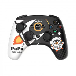 Tay cầm chơi game không dây PXN P20 Gaming Controller PuPu Aliens màu đen pha trắng