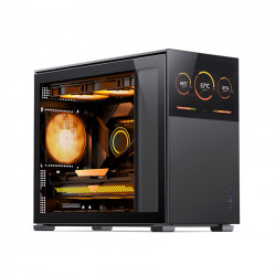 Vỏ case Jonsbo D31 STD SC Black ( Mini Tower/Màu Đen/Màn Hình Phụ 8'')