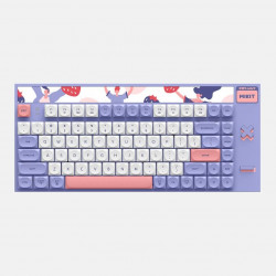 Bàn Phím Cơ MIKIT CL80 LAVANDERRY - Mini Speed Silver