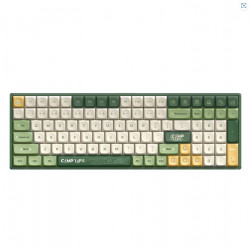 Bàn phím cơ IQUNIX F97 Camping Wireless Mechanical Keyboard Silent Red Switch (RGB)