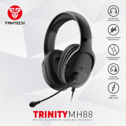 Tai nghe FANTECH TRINITY MH88 BLACK
