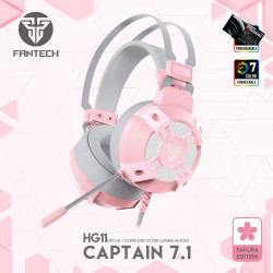Tai nghe FANTECH HG11 CAPTAIN 7.1 SAKURA EDITION