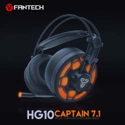 Tai nghe FANTECH CAPTAIN 7.1 HG10 7.1 VIRTUAL SURROUND BLACK