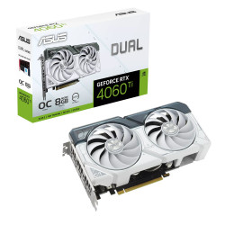 VGA ASUS Dual GeForce RTX™ 4060 Ti White OC Edition 8GB GDDR6
