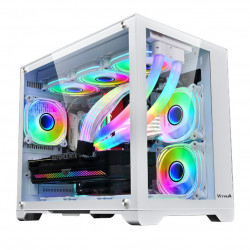 Vỏ Case VITRA CRYSTAL S1 PRO WHITE - VER.2023 RAD 360 ( MINI TOWER/ MÀU TRẮNG)