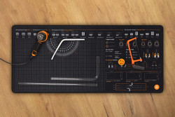 Bàn di EK-Loot Mousepad - Quantum Dimensions L