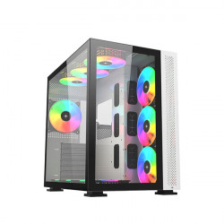 Vỏ case KENOO LUXE V1 - White   (Mid Tower / Màu Trắng )