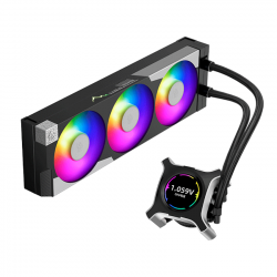 Tản nhiệt CPU AIO SEGOTEP KUNLUN KL360 II A-RGB BLACK (MÀU ĐEN/MÀN LCD)