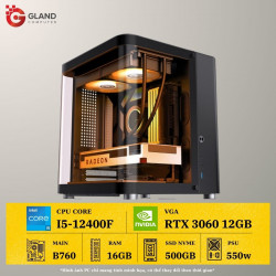 PC Gaming Gland Aquarium I5 12400F - VGA RTX 3060 12G