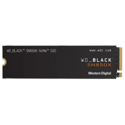 SSD Western Digital Black SN850X 2TB NVMe SSD PCIe Gen 4 M.2 (WDS200T2X0E) 