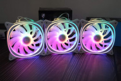 Fan Case VITRA RING INFINITY ARGB 3 IN 1 AURA SYNC WHITE (MÀU TRẮNG/SYNC MAIN)