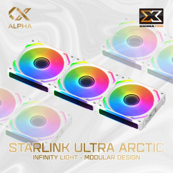 Fan Case XIGMATEK STARLINK ULTRA ARTIC - EN40856 - ARGB