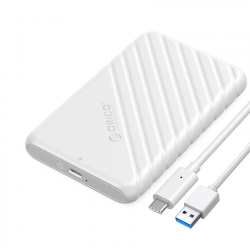 Hộp đựng ổ cứng HDD BOX 2,5 INCH USB-C ORICO 25PW1-C3-WH-EP MÀU TRẮNG