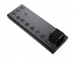 Pump tank combo Bykski 360 Universal Distro Plate Enhanced Protection with Full Armor PMMA w/ 5v Addressable RGB (RBW) - (RGV-DDC-X-TK360)