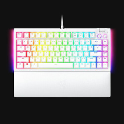 Bàn phím cơ Razer BlackWidow V4 75% – US – White – Orange Switch