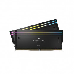 Ram CORSAIR DOMINATOR® TITANIUM RGB 32GB (2x16GB) DDR5 DRAM 6000MT/s CL30 Intel XMP Memory Kit — Black