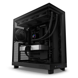 NZXT H1 CA-H16WR-W1-US Matte White SGCC Steel / Tempered Glass Mini-ITX  Computer Case with 650W SFX-L 80Plus Gold Fully Modular Power Supply and  140mm