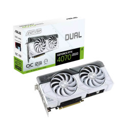 VGA ASUS Dual GeForce RTX 4070 SUPER White OC Edition 12GB GDDR6X (DUAL-RTX4070S-O12G-WHITE)