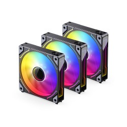 FAN CASE JONSBO ZH-120B Black infinity (3in1, Ghép nối không dây)