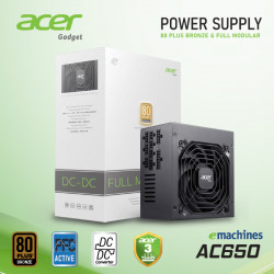 PSU ACER AC650 650W 80 PLUS BRONZE/ Full modular