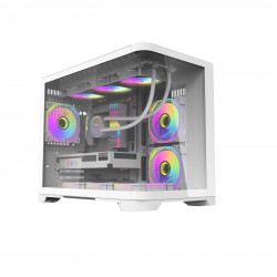 Case Aigo ARC1 Curve Glass Mid-Tower Airflow - White