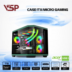 VỎ CASE ACER V951 BLK M-ATX GAMING - BLACK ( TYPE C )