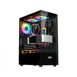 Vỏ Case VSP AQUANAUT AX5 - ĐEN (ATX/Mid Tower)