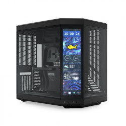 Vỏ case HYTE Y70 Touch Infinite - Pitch Black (ATX/Mid Tower/Màu Đen)