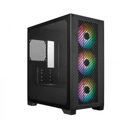 Vỏ case Coolermaster ELITE301 - Black (mATX/Mid Tower/Màu Đen/3fan)