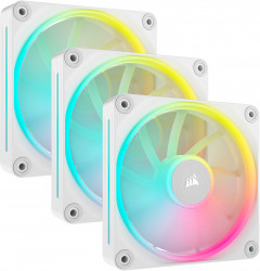 Fan case Corsair iCUE LINK LX120 RGB 120mm PWM Fans Starter Kit - White