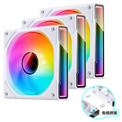 FAN CASE JONSBO ZK-120W (3 IN 1) WHITE infinity ( Ghép Nối Không Dây)