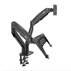 Giá treo 2 màn hình North Bayou F195 (22-32inch) - Kẹp Đỡ Laptop Ergotek EP9 (10-19inch)