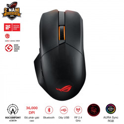 Chuột Gaming không dây ASUS ROG Chakram X Origin (RGB Wireless + Bluetooth + USB) - 90MP02N1-BMUA00