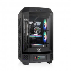 Vỏ case Thermaltake TOWER 250 - BLACK (ITX/MINI TOWER/MÀU ĐEN/3 FAN)
