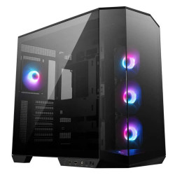 Vỏ Case MSI MAG PANO M100R PZ BLACK (mATX/Màu Đen/Kèm 4 fan)