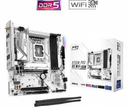 Mainboard ASRock B760M Pro RS Wifi - WHITE