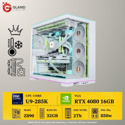PC GAMING GLAND AQUA P6 U9 285K - VGA RTX 4080 16GB