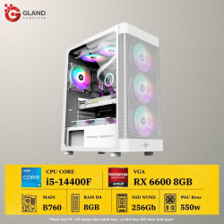 PC GAMING GLAND SHARK P8 I5-14400F - VGA RX 6600 8GB