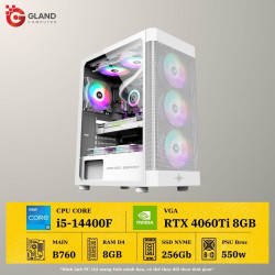PC GAMING GLAND SHARK P11 I5-14400F - VGA RTX 4060Ti 8GB