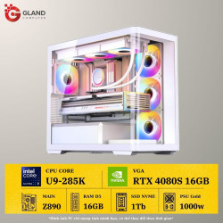 PC GAMING GLAND HERO SNOW U9 285K - VGA RTX 4080 Super