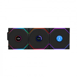 Fan Case LIAN LI UNI FAN SL WIRELESS LCD 120 Black (Bộ 3c)