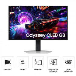 MÀN HÌNH Samsung Odyssey OLED G8 G81SF LS27FG812SEXXV (27 inch/UHD/OLED/240Hz/0.03ms)