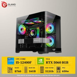 PC GAMING GLAND SHARK P10 i5 12400F - VGA RTX 5060 8GB