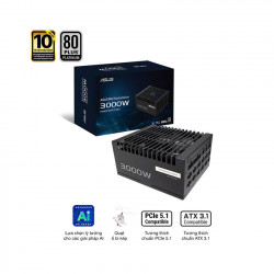 Nguồn ASUS PRO WORKSTATION 3000P - 3000W (80+ Platinum/ATX3.1/Full Modular)