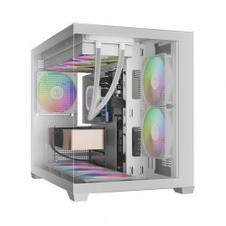 Vỏ case GAMDIAS AURA GC10M V2 ARGB WH