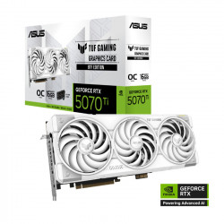 VGA Asus TUF GAMING GeForce RTX 5070 Ti 16G GDDR7 WHITE OC